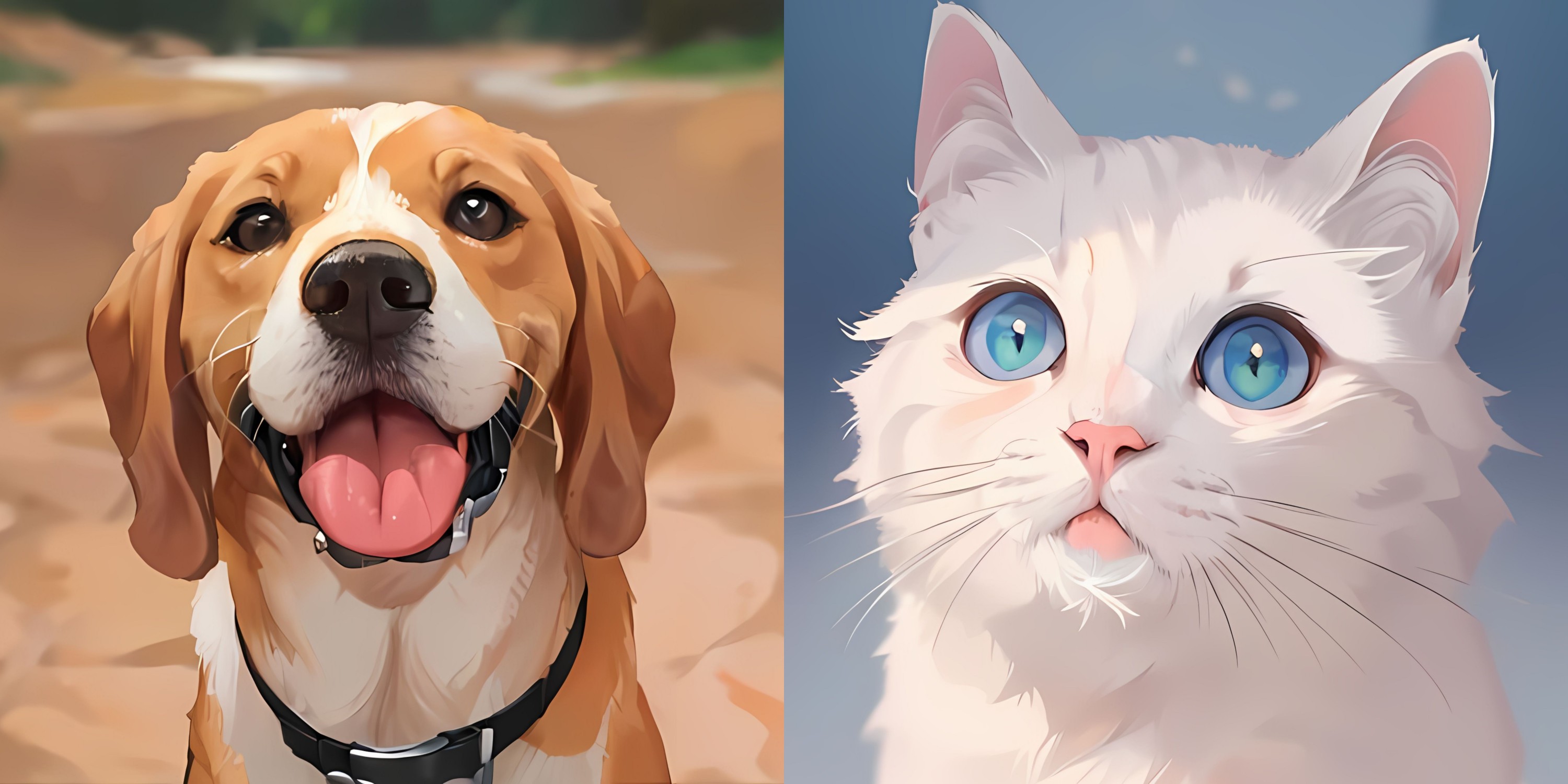 cartoon pets